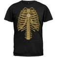 thumbnail image 1 of Halloween Men's Steampunk Skeleton Costume Short Sleeve Graphic Tee, 1 of 1