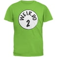 thumbnail image 1 of Halloween Men's Weirdo 2 Two Lime Green Short Sleeve Graphic Tee, 1 of 1