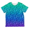 thumbnail image 1 of Halloween Mermaid Scales Costume All Over Toddler T Shirt Multi 4T, 1 of 2