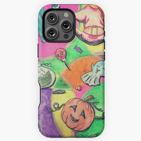 Halloween Mesh Phone Case for iPhone 16 15 14 13 12 11 Pro Max M5912971