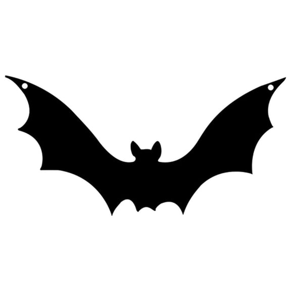 Halloween Metal Bats Pendant, Multiple Sizes Metal Scary Ghost Hanging Bat Decorations Halloween Indoor and Outdoor Party Decoration Halloween Bats