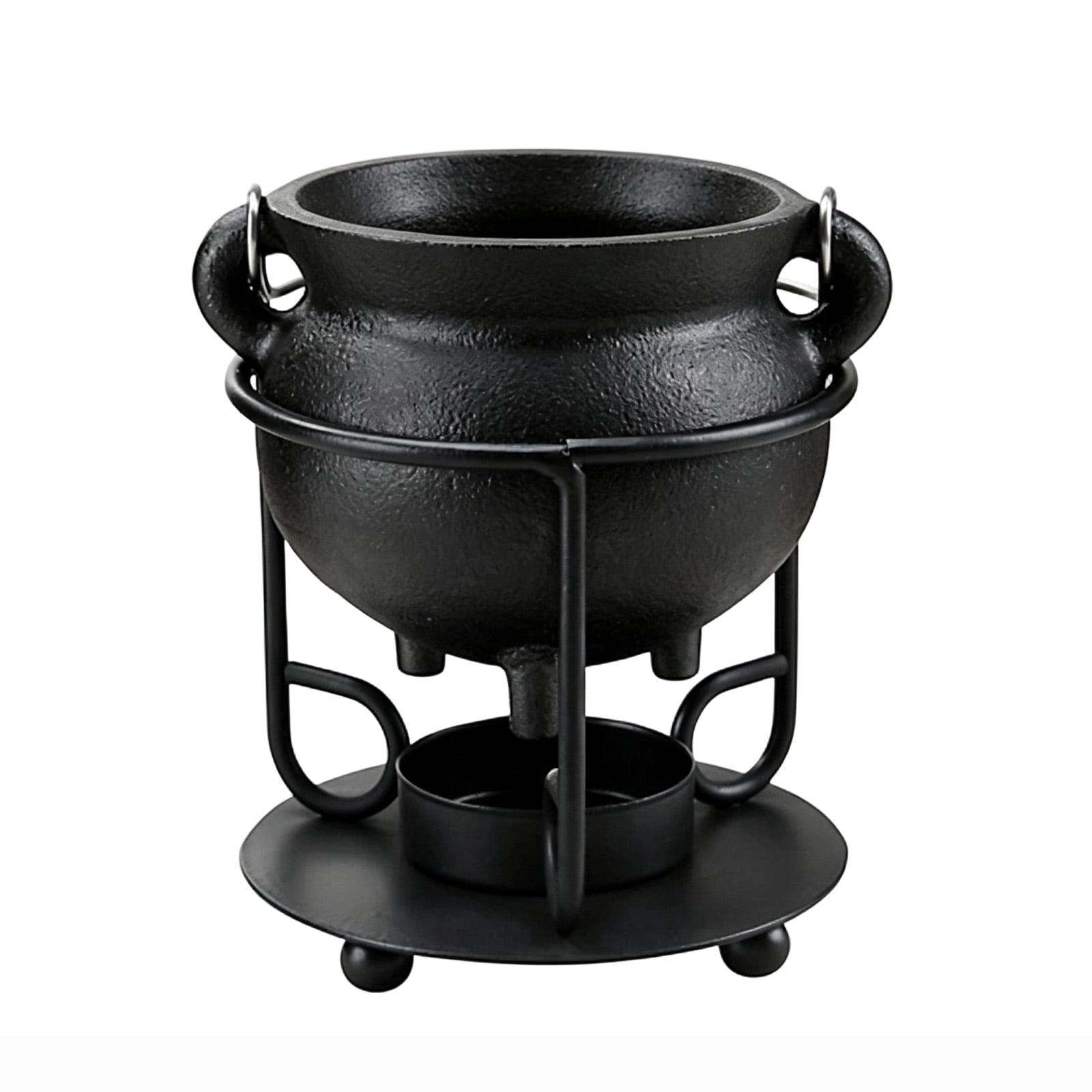 Halloween Metal Cauldron Wax Melt Burner, Black Witch Kettle Design for ...
