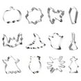 thumbnail image 1 of Halloween Metal Cookie Cutters Halloween Cookie Cutters Set Large Stainless Steel Metal Halloween Cookie Cutter Shaped Holiday Decorations Party Supplies Snicker Slice Vacuum Sealer for Pot Luck Mini, 1 of 9
