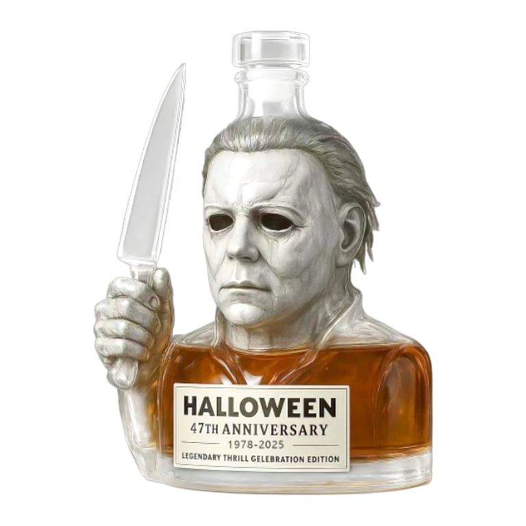 Halloween Michael Myers 47th Anniversary Bottle Decanter 1978-2025