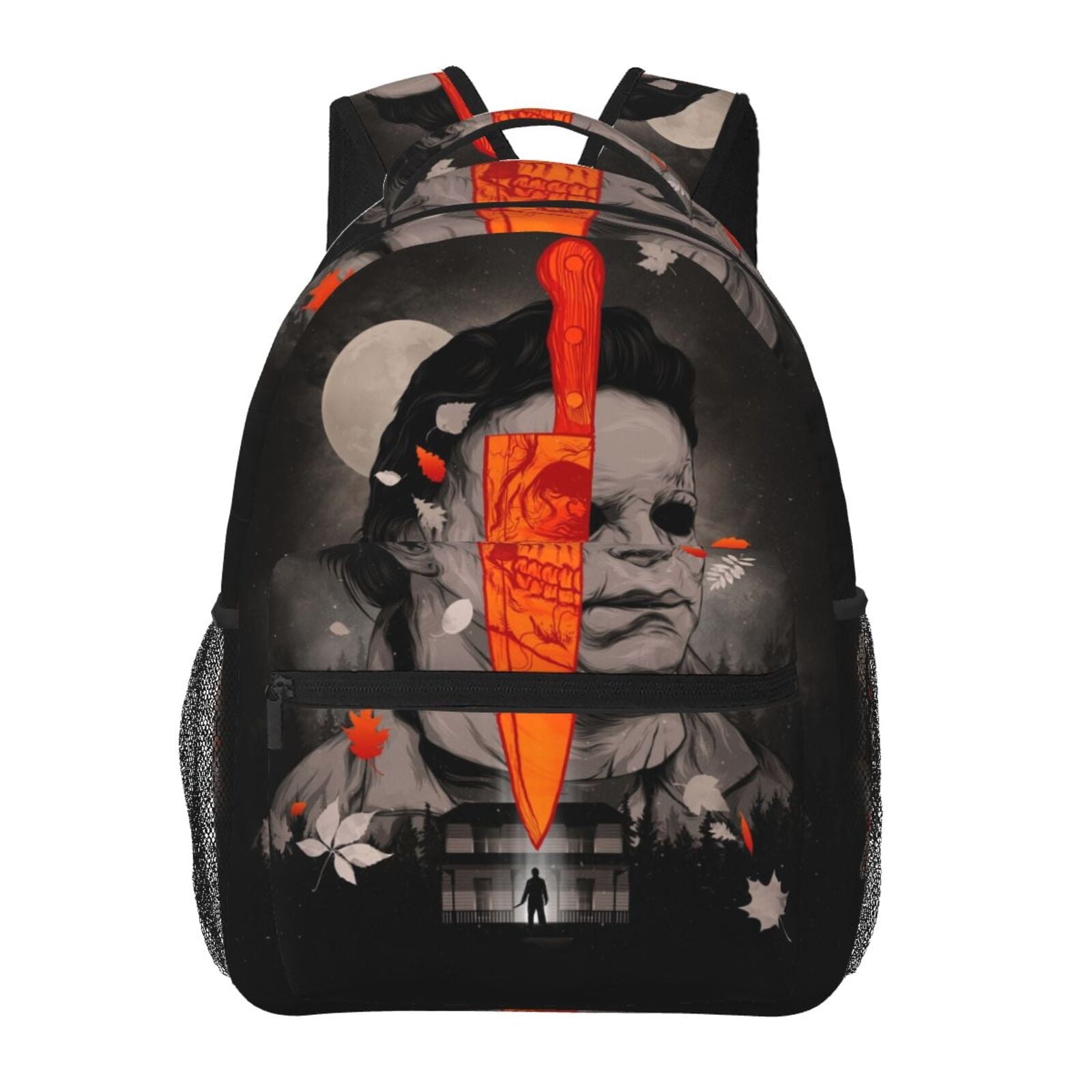 Halloween Michael Myers Adjustable Laptop Backpack School Student Book Bag Satchel Rucksack Shoulders Daypack For Adult And Kids Walmart