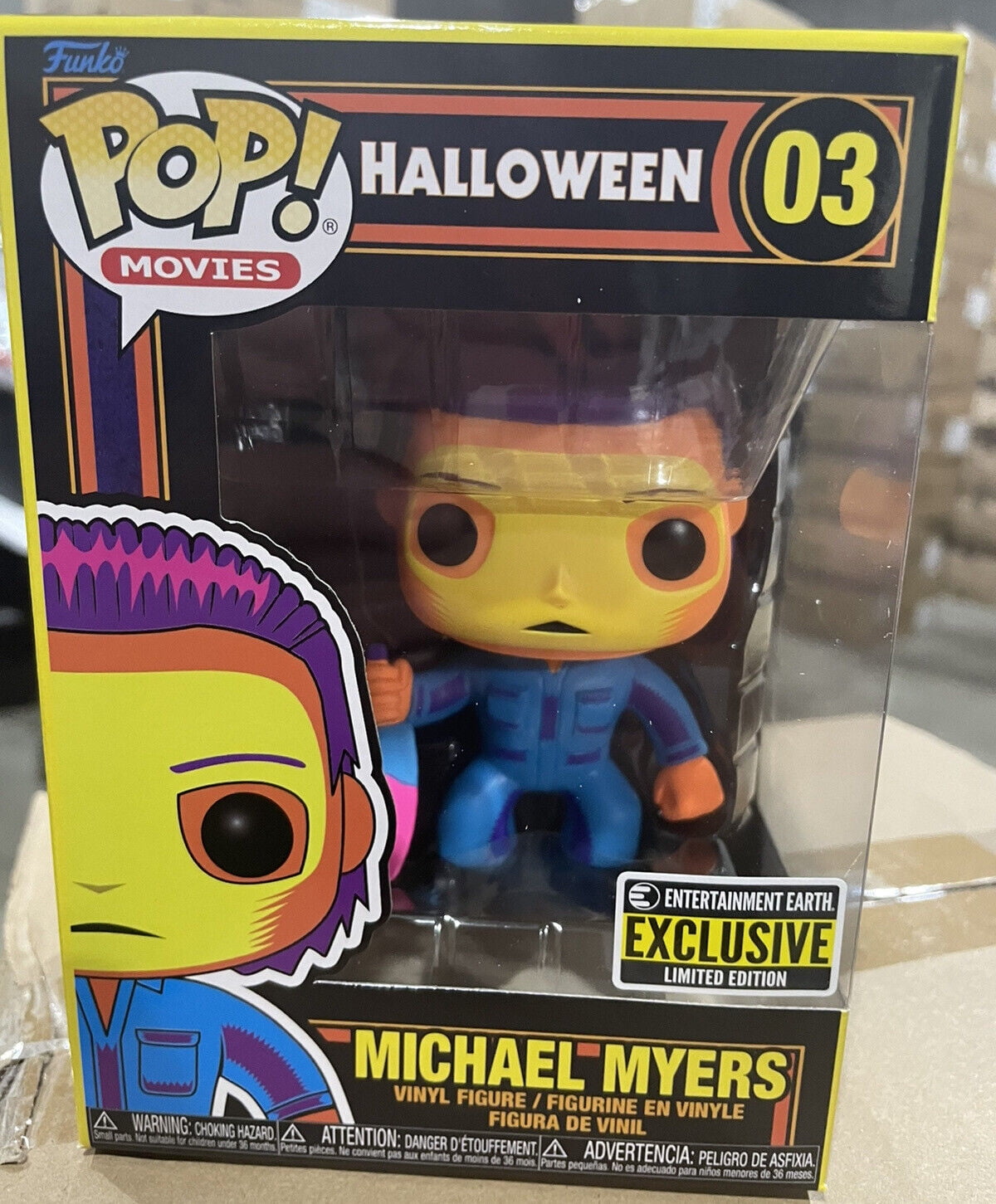 Halloween Michael Myers BlackLight Funko Pop Limited Edition Walmart