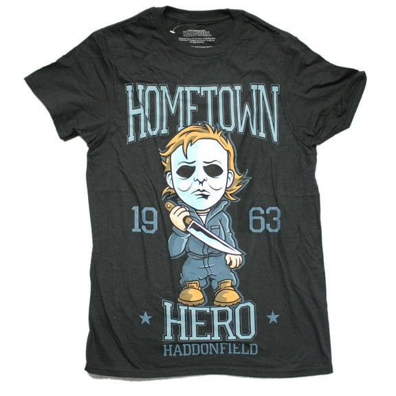 Halloween Michael Myers Hometown Hero Unisex Tee, Black, Large