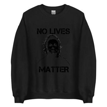 Halloween Michael Myers 'No Lives Matter' Horror Patch – Embroidered Iron-On 3.5 X 3 Inches