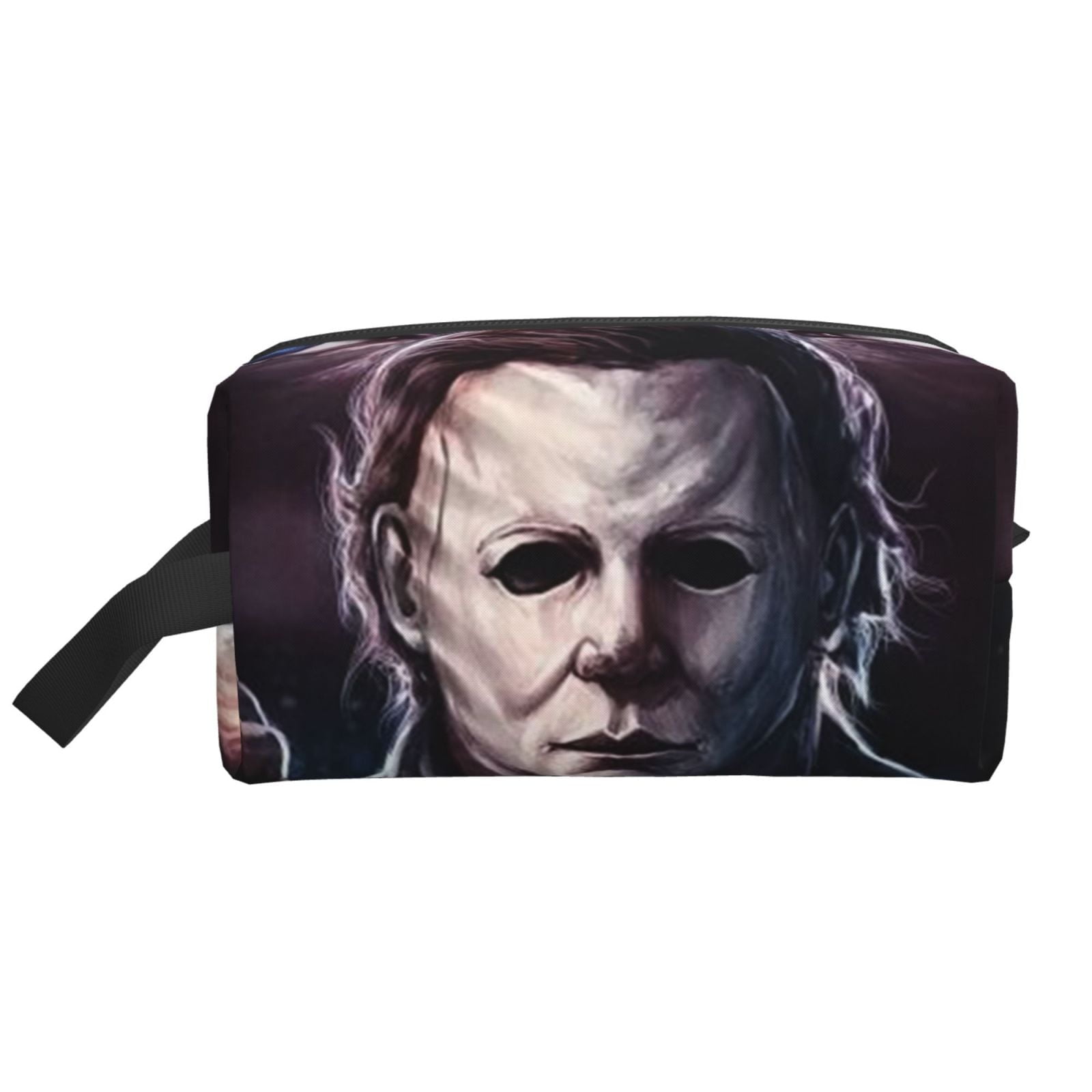 Halloween Michael Myers Portable Storage Bag Toiletry Cosmetic Bag Travel Makeup Pouch Case Organizer Multifunction Stationery Case Walmart