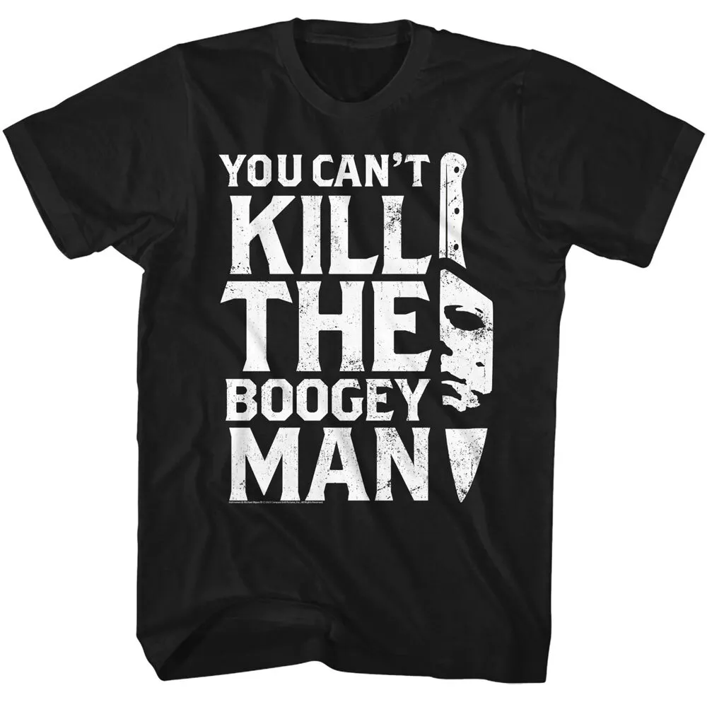 Halloween Michael Myers Scary Movie You Can't Kill Boogeyman Quote Men ...