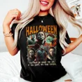 thumbnail image 1 of Halloween Michael Myers Shirt Horror Movie T-Shirt,Charcoal Color,Size L, 1 of 5