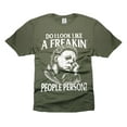 thumbnail image 1 of Halloween Michael Myers t-shirt Do I Look Like A Freakin People Person Shirt Horror Movie Tee (3X-Large Military Green), 1 of 6