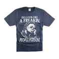thumbnail image 1 of Halloween Michael Myers t-shirt Do I Look Like A Freakin People Person Shirt Horror Movie Tee (3X-Large Navy Blue), 1 of 6