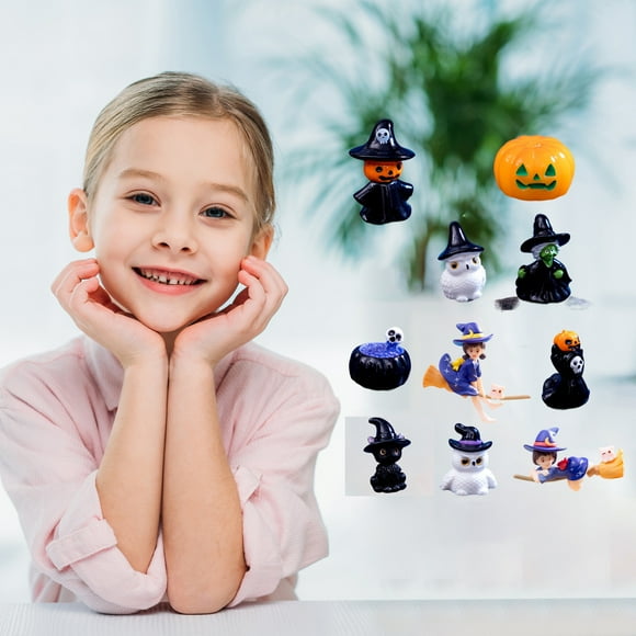 Halloween Micro-Landscape Creative Halloween Witch Diy Decoration Accessories Mini-Knickknacks Halloween Decorations Witch H