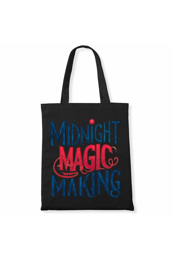 Halloween Midnight Magic Merrymaking Math Teacher Students School College Canvas Bag 1Pc