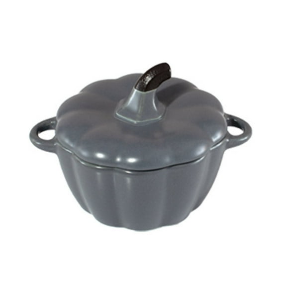 Halloween Mini Ceramic Pumpkin Soup Bowl with Lid,Cute Small Pumpkin Dutch Oven for Soups.Durable Ceramic Mini Pumpkin Shaped Serving Bowl Cookware Festive Halloween Soup Bowl Thanksgiving(D)
