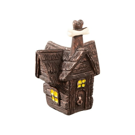 Halloween Mini Figurines Collection - Resin Tombstones, Skulls & Crows for Spooky Village Displays, Tabletop Decor & DIY Haunted Dioramas