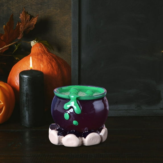 Halloween Mini Figurines Set,Cute Pumpkin Ghost Witch Resin Statues for DIY Crafts,Garden Decor,Party Favors,Cake Toppers,Home and Outdoor Halloween Decorations