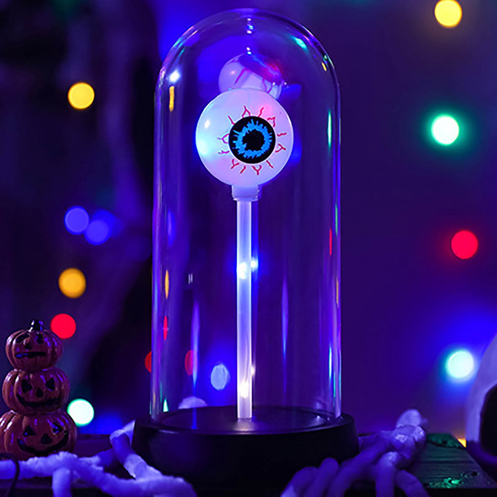 Halloween Mini Ghost Figurines Light Battery Operated Light Up Ghost ...