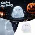 thumbnail image 1 of Halloween Mini Ghosts Figures, Luminous Small Little Resin Ghost Figurines to Hide Glow in The Dark Tiny Statue for Halloween Party Favors Dollhouse Decorations Toys, 1 of 7