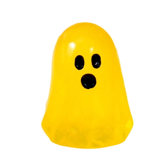 Halloween Mini Glows-in-the-dark Ghost Figurine Resin Ornament for Living Room, Bedroom, Desk, Office, Courtyard, Patio, Party Indoor Outdoor Decoration 2cm