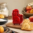 thumbnail image 1 of Halloween Mini Hand Pie Mold, Black Cat Hinged Dough Cutter and Crimping Press for Filled Pies Cookies and Pastries, Halloween Party Baking Tool for Home Kitchen and Fall Treats, 1 of 5