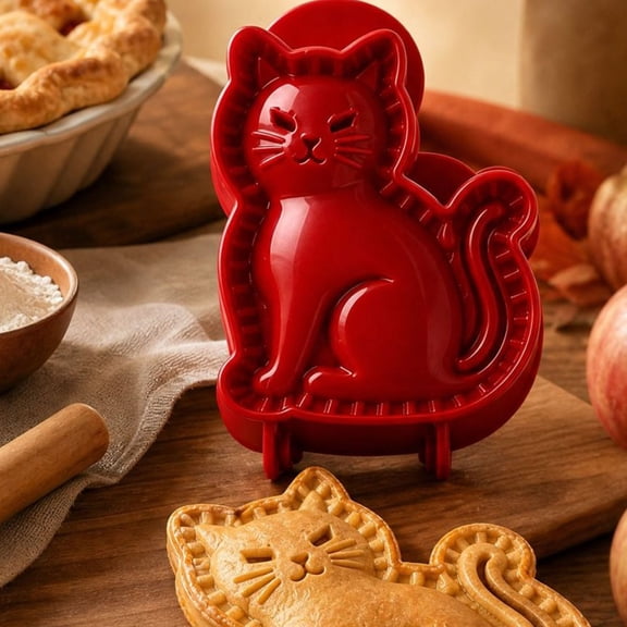 Halloween Mini Hand Pie Molds, Holiday Mini Pie Molds for Baking, Reusable Dough Press Cutter with Pumpkin Ghost Skull Shapes, Pocket Pie Maker for Halloween Party Treats & Family Desserts