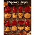 thumbnail image 1 of Halloween Mini Hand Pie Molds, Pastry Cutter and Sealer for Holiday Baking, 8 Shapes Food Grade Dough Press Cutter, Halloween Baking Supplies, Reusable Holiday Mini Pie Molds for Baking, 1 of 8