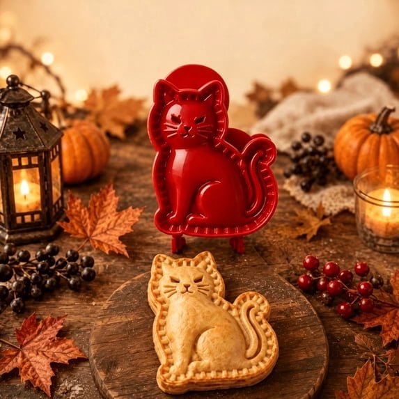 Halloween Mini Hand Pie Molds Set, - ABS Non-Stick Hand Pie Maker , Halloween Baking Supplies, Reusable Holiday Mini Pie Molds for Baking