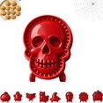 thumbnail image 1 of Halloween Mini Hand Pie Molds Set Pastry Cutter and Sealer for Holiday Baking 8 Shapes Food Grade Dough Press Cutter Halloween Baking Supplies Reusable Holiday Mini Pie Molds for Baking,Skull, 1 of 7