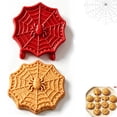 thumbnail image 1 of Halloween Mini Pie Molds Hand Pie Press Molds Food Grade Plastic Dough Sealer Cutter For Holiday Baking Reusable Pocket Pie Press Halloween Baking Supplies For Kitchen Baking Projects,Spider Web, 1 of 7