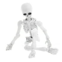 Halloween Mini Skeleton Models - 3.54" Poseable Skeletons with Articulated Joints for Graveyard Scenes & Themed Party Decor