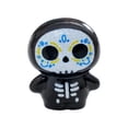 thumbnail image 1 of Halloween Mini Sugar Skull Figurine, Cute Resin Skeleton Statue, Day of the Dead Tiny Desktop Ornament, Gothic Tabletop Shelf Cabinet Halloween Decor, Halloween Gift, 1 of 3