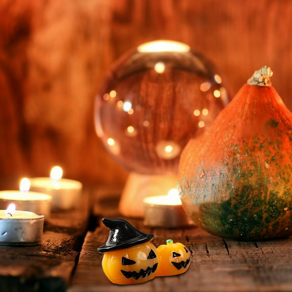 Halloween Miniature Decorations - Resin Figurines for Photography Props, Home & Office Decor, Unique Gifts for Friends & Family, Durable & Realistic Halloween Ornaments