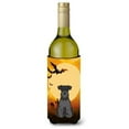 thumbnail image 1 of Halloween Miniature Schanuzer Black Wine Bottle Beverge Insulator Hugger, 1 of 1
