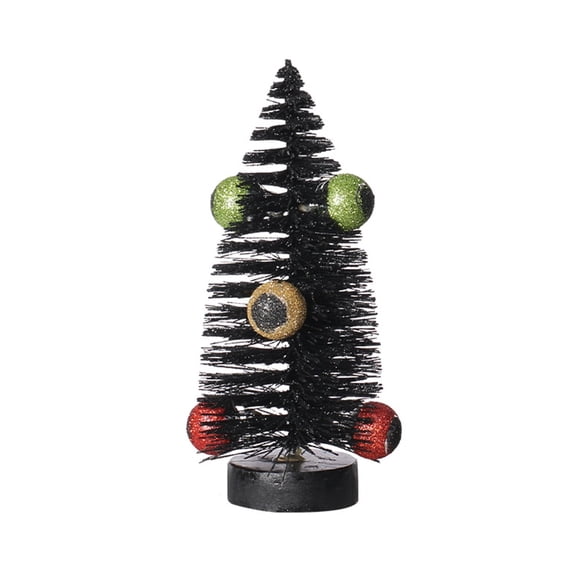 Halloween Miniature Sisal Trees with Eyeballs Mini Decorative Tree Ghost Festival Holiday Desktop Decorations