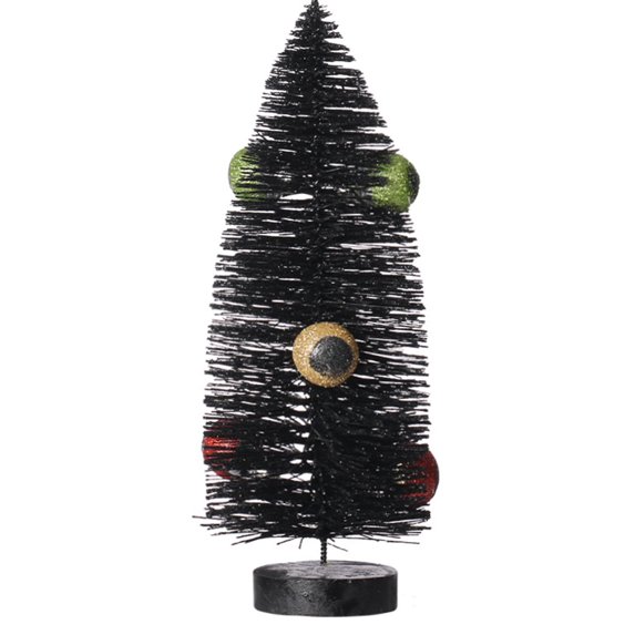 Halloween Miniature Sisal Trees with Eyeballs Mini Decorative Tree Ghost Festival Holiday Desktop Decorations