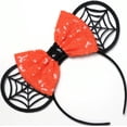 thumbnail image 1 of Halloween Minnie Sequin Ears Orange Mickey Sequin Halloween Ears Orange Mickey Ears, 1 of 2
