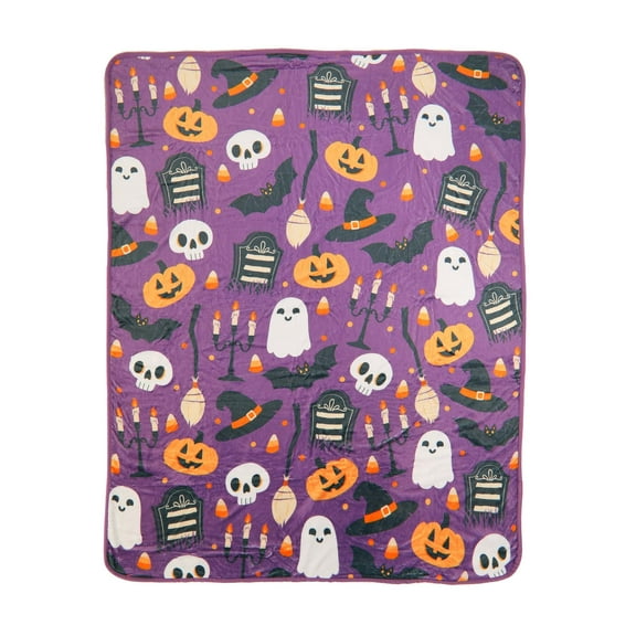 Halloween Mischief Throw Blanket
