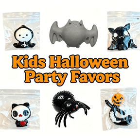 Halloween Mochi Squishy Toy - Soft TPR Stress Reliever for Kids Adults, Sensory Fidget for Party Favors Goodie Bags Fillers Classroom Prizes Trick or Treat Gifts