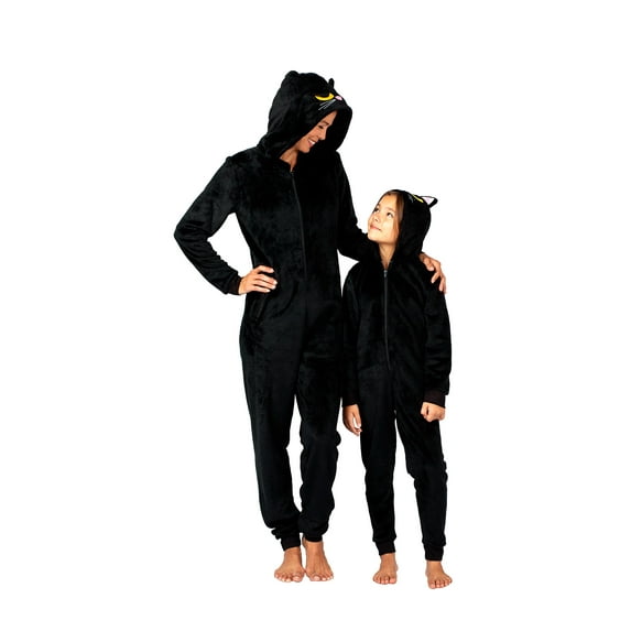 Halloween Mommy & Me Onesie Pajama Costume, Cat (Womens), Size: L, Prestigez