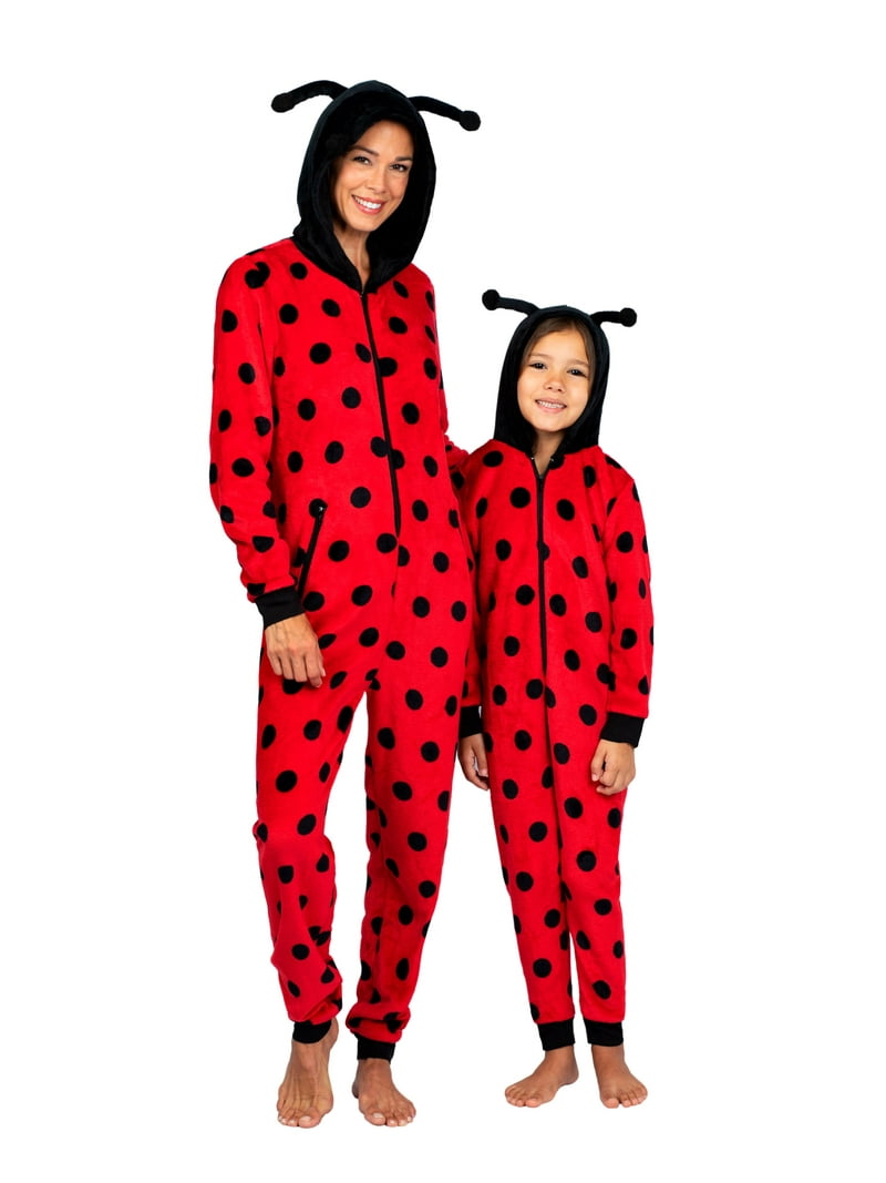 Prestigez Halloween Mommy and Me Ladybug Onesie Pajamas Costume - Main Image