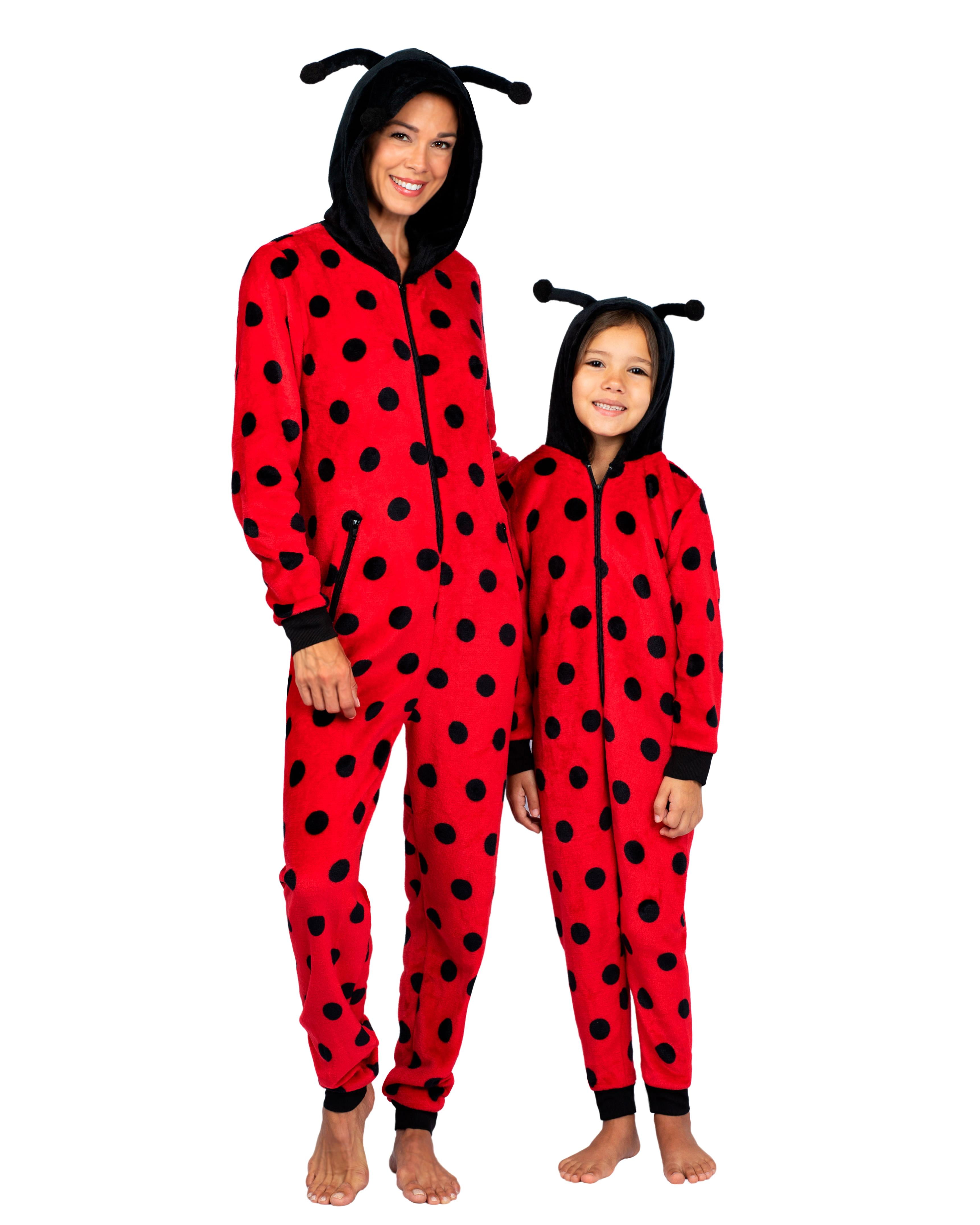 Halloween Mommy & Me Onesie Pajama Costume, Ladybug (Womens), Size: XL, Prestigez