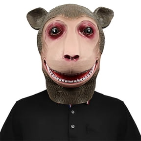 Halloween Monkey Head Mask,Realistic Monkey Mask,Funny Animal Masks