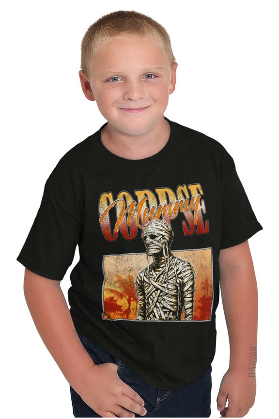 Halloween Monster Corpse Mummy Crewneck T Shirts Boy Girl Teen Brisco Brands X