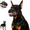 thumbnail image 1 of Halloween Monster Dog Muzzle with Teeth, Scary Muzzle for Dogs with Adjustable Straps, Dog Muzzle for Small Medium Large Dogs, Cosplay Party Costume, 1 of 7