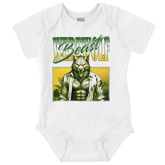 Halloween Monster Werewolf Beast Romper Boys or Girls Infant Baby Brisco Brands 6M