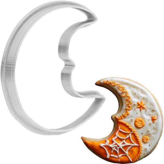 Halloween Moon Cookie Cutter 4 Inch Made in USA by WONDERTORY