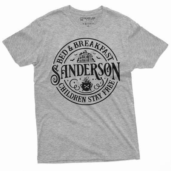 Halloween Movie T-Shirt Sanderson Museum Mens Womens Unisex Tee (4X-Large Grey)