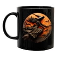 thumbnail image 1 of Halloween Mug,Halloween Desk Decor,Halloween Witch Ceramic Mug, Reusable Festive Coffee Tea Cup for Home Office Desk Decor Holiday Gifting(D 12oz), 1 of 7
